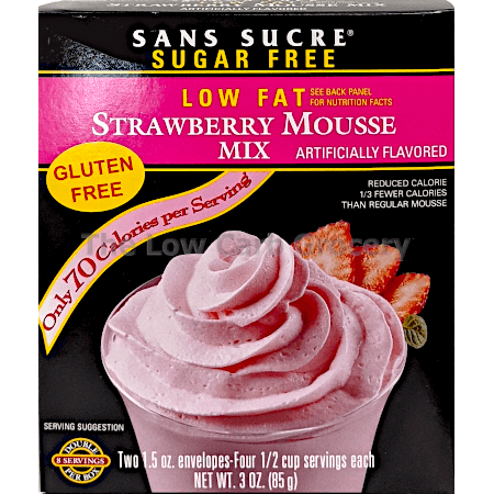 Sugar Free Low Fat Mousse Mix - Strawberry Mousse